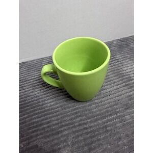 Corelle Coordinates Stoneware Coffee Mugs Lime Green